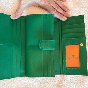 Genuine Etro Leather Wallet. Brand new, never used